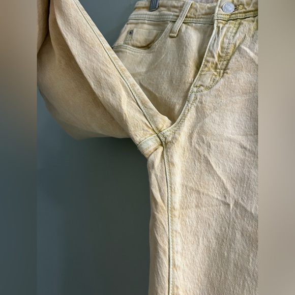 Anthropologie Pilcro The Slim Boyfriend yellow jeans - Picture 5 of 10